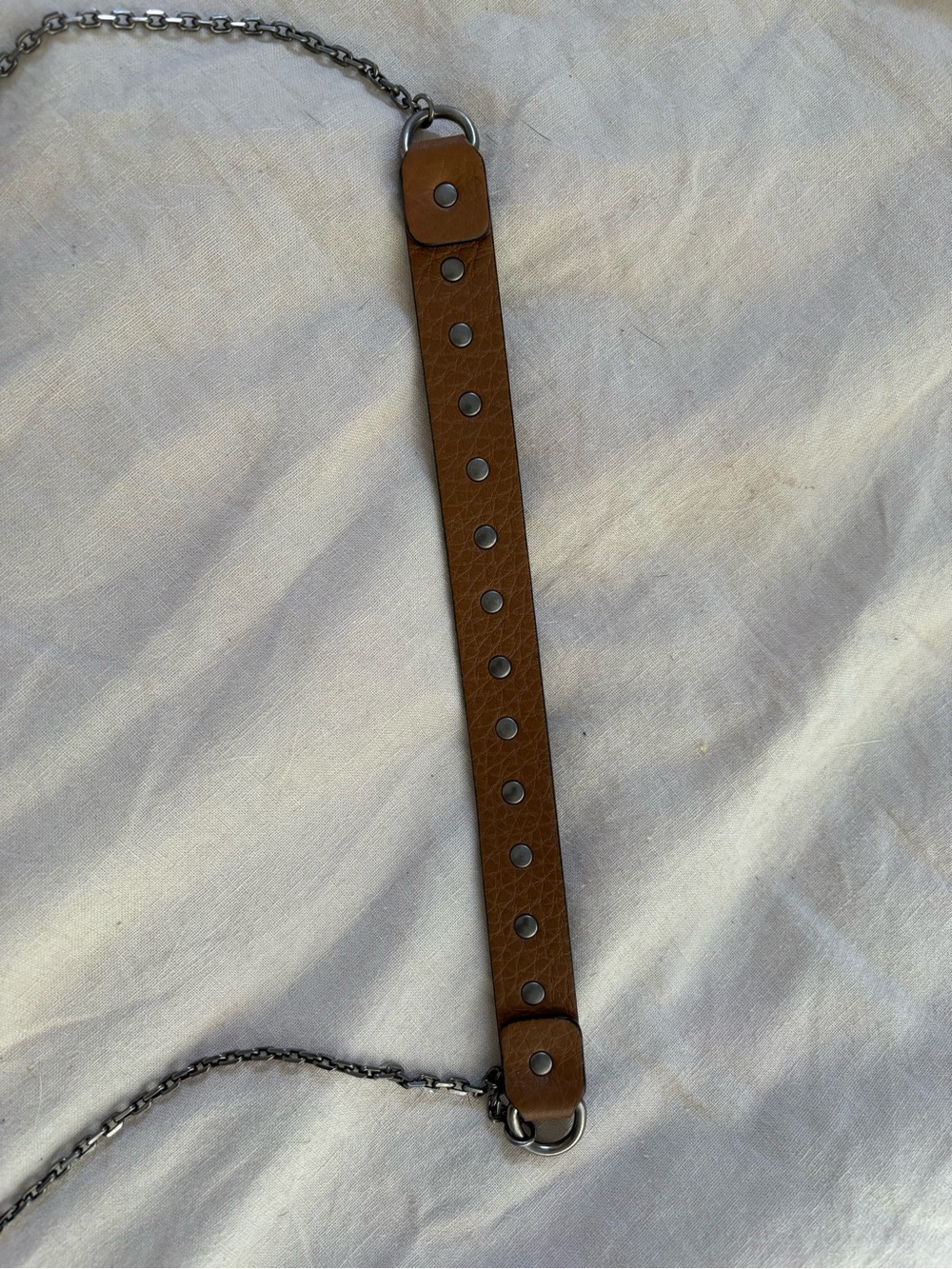 Valentino cross body brown leather purse - Picture 5 of 7